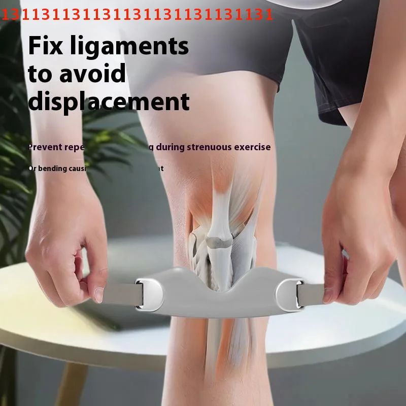 

Highly Elastic Flexible Knee Support Fixed Protection for Patellar Stability 1PCS Adjustable Silicone Patella Tendon Knee Strap