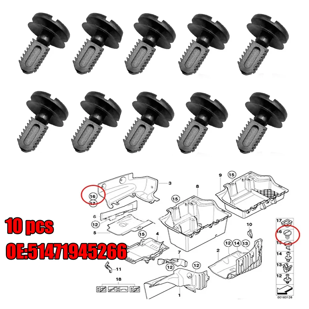 10X For Bmw E30 E91…