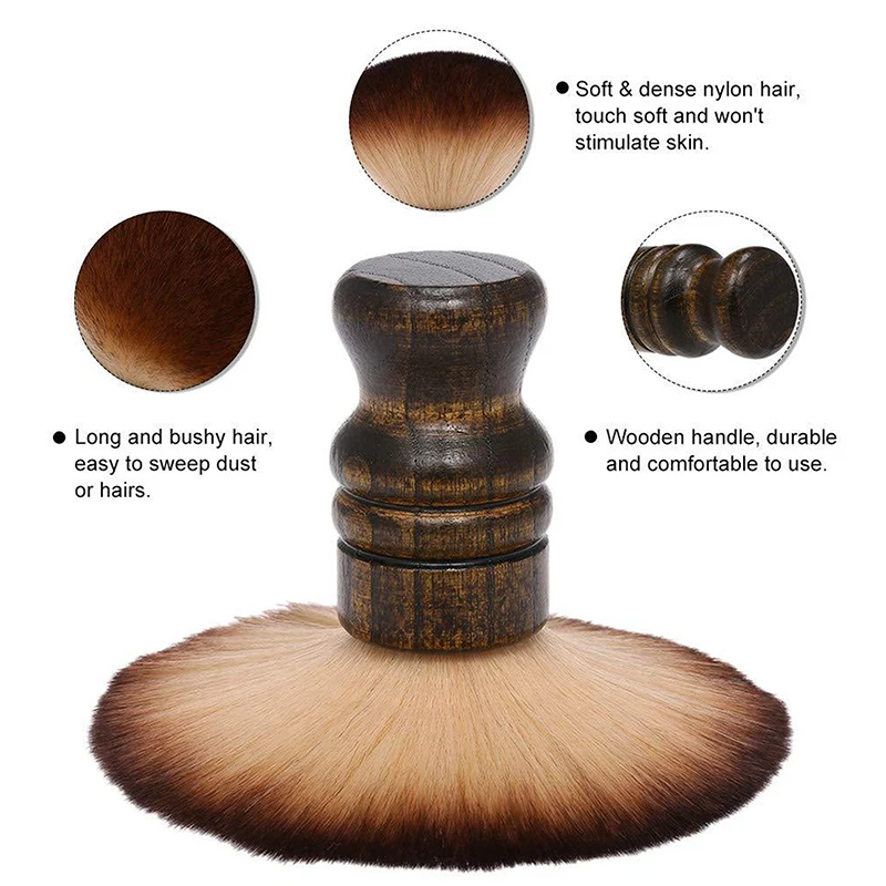 

Barber Soft Brush Salon Speciality Cleaning Haircut Tool Barber Home Hairbrush Makeup Sweeping Hair Brush Barbershop Tools
