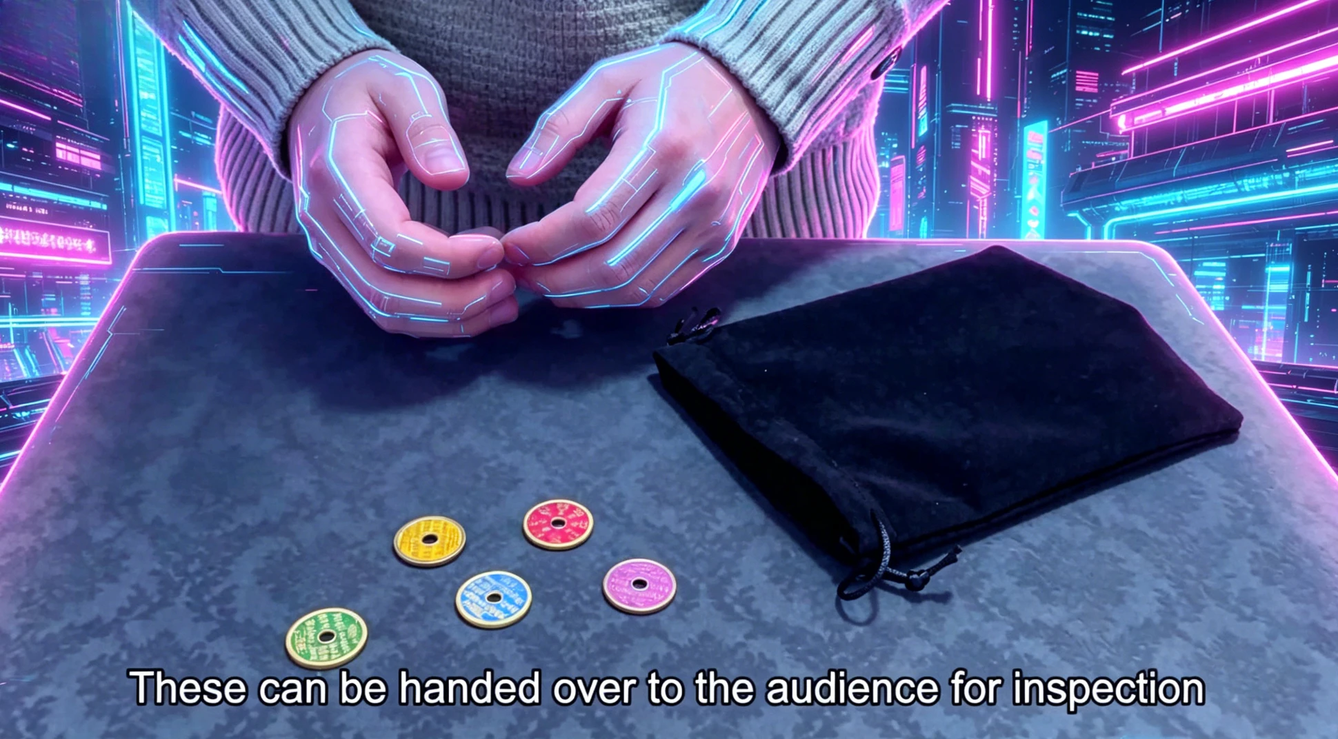 

Coin Reader Magic Trick by J.C Magic Predict Spectator’s Coin Color, Interactive Close-Up Stage Illusion Mentalism Gimmick