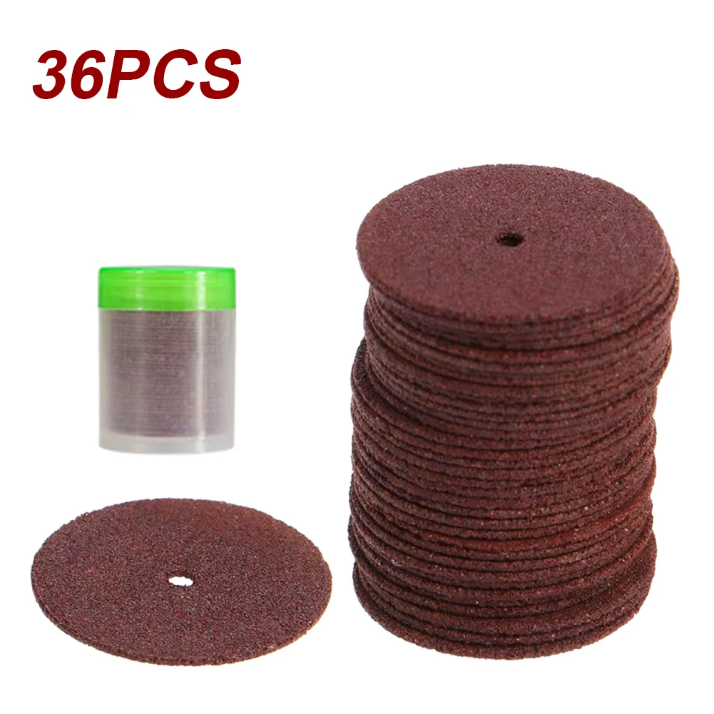 

36pcs Dremel Accessories 24mm Abrasive Disc Cutting Discs Reinforced Cut Off Grinding Wheels Rotary Blade Disc Cuttter Tool