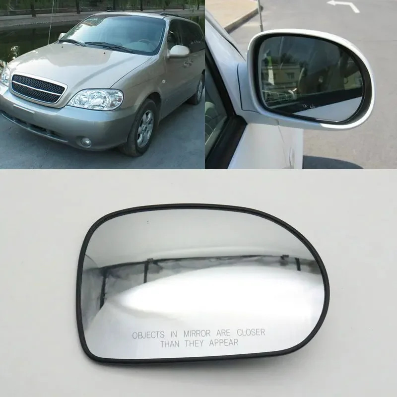 Car Wing Door Side Rearview Mirror Glass Lens with Heater For KIA Sedona Carnival 1998 1999 2000 2001 2002 2003 2004 2005