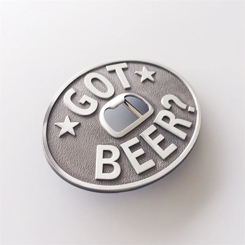 جديد خمر نمط البيضاوي حصلت البيرة فتاحة الزجاجات حزام مشبك Gurtelschnalle Boucle de ceinture BUCKLE-OC052AS