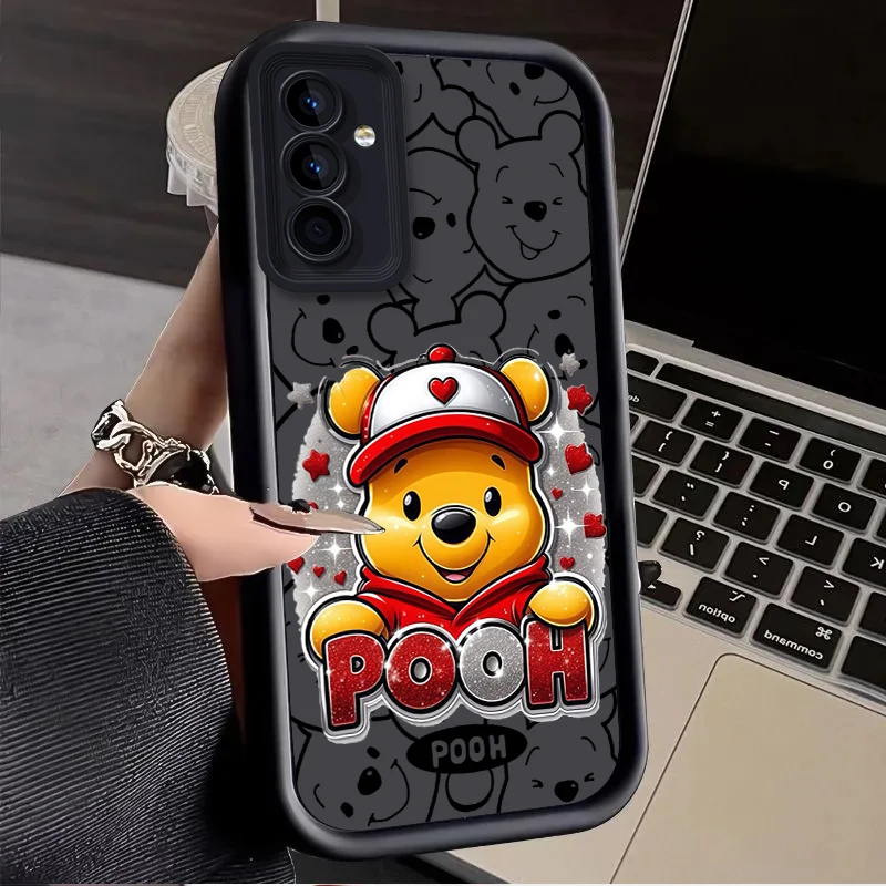 Stitch Pooh Bear Case for Samsung Galaxy S25 Ultra Plus S24 S23 S22 S21 S20 FE A73 A72 A71 A56 A55 A54 5G A52 A52S A51 4G Cover - náhled 2