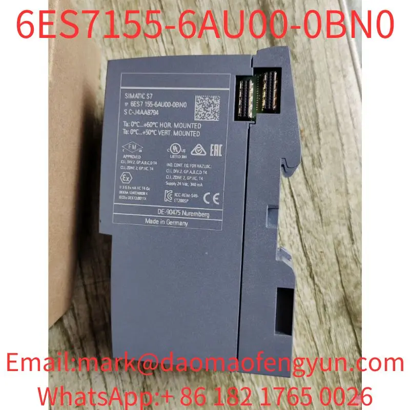 6ES7155-6AU00-0BN0 مستعمل تم اختباره بشكل جيد، في حالة جيدة SIMATIC ET 200SP، وحدة واجهة PROFINET معيار IM 155-6PN