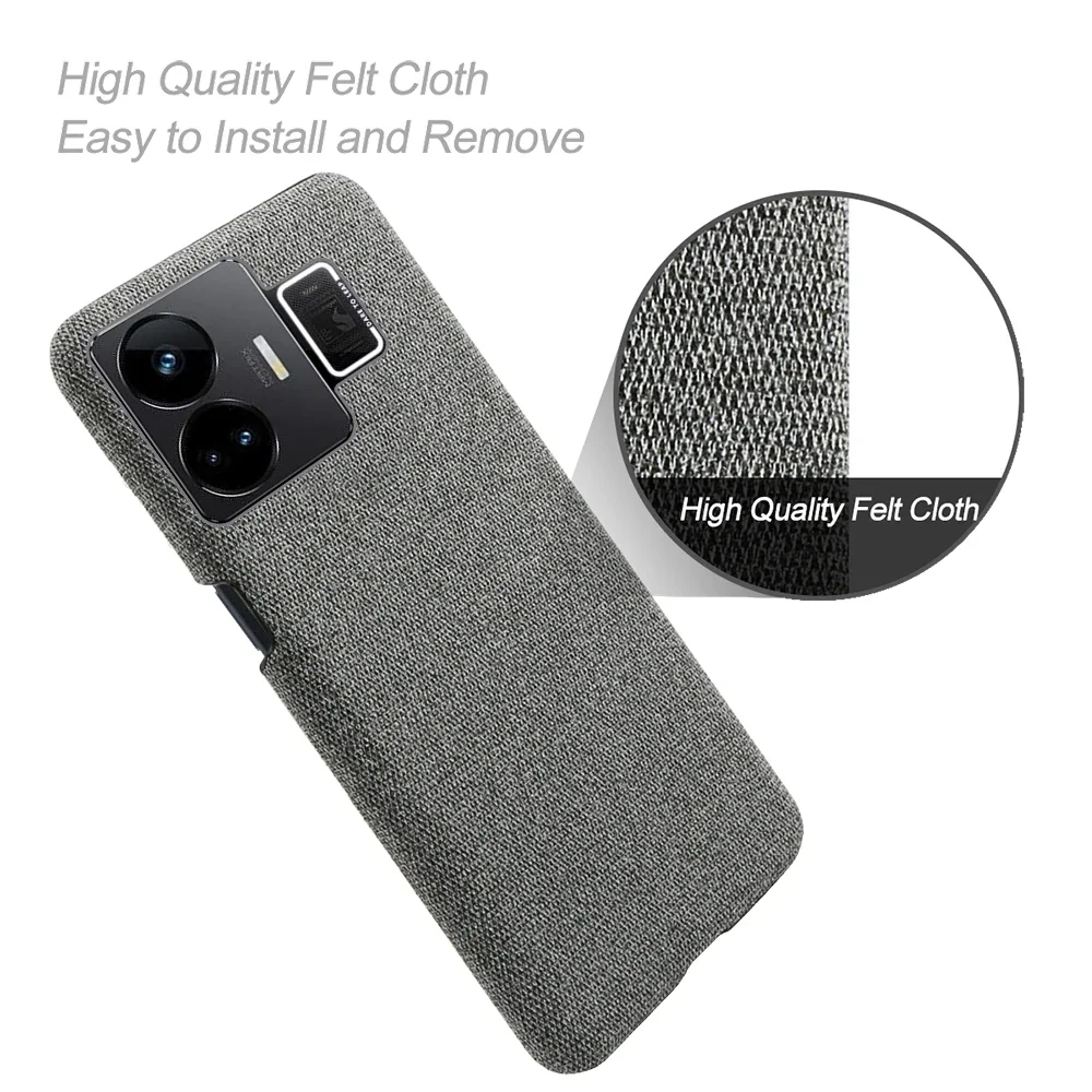 For Oppo Realme GT Neo 5 Case Luxury Fabric Antiskid Cover For Realme GT Neo5 5G 6.74“ RMX3706 Cloth Case Funda Coque