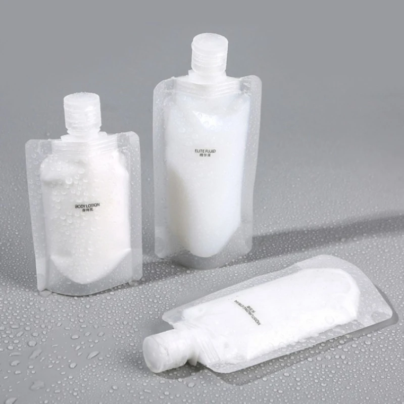 30ml/50ml/100ml Lotion Dispenser Bag Reusable Leakproof Refullable Pouches Shampoo Liquid Cosmetic Packaging Storage Travel