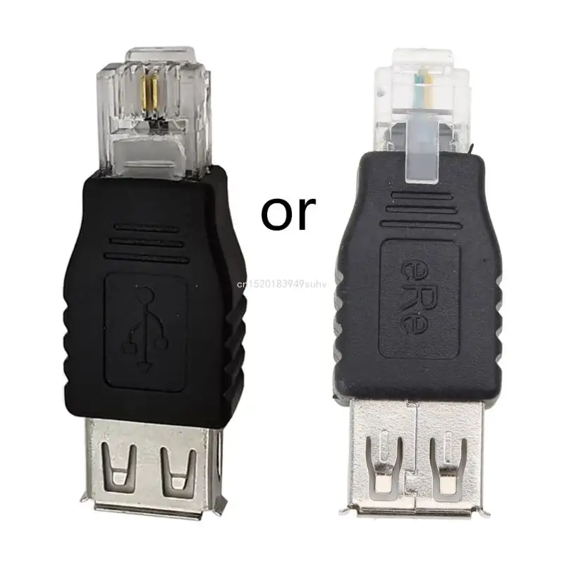 USB A Male RJ11 어댑터 6P2C 커넥터 USB 2.0 전송 네트워크 플러그 변환