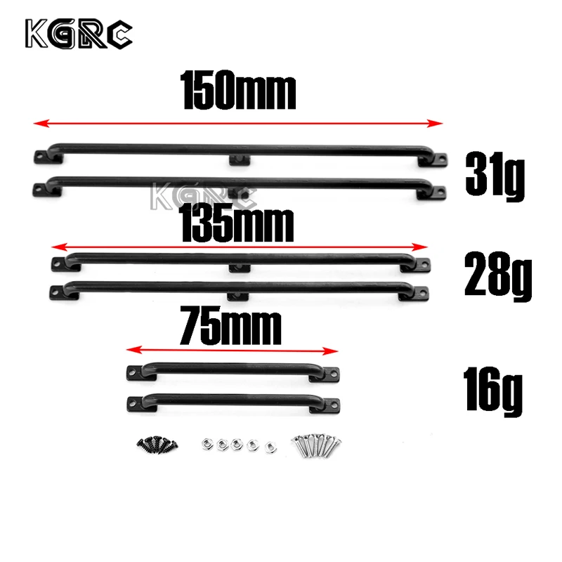 Model Car Climber 1:10 Wrangler Land Rover D90 D110 TRX4 Metal Side Guardrail Armrest trx4