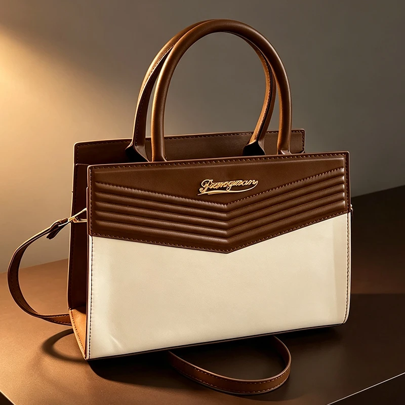 New Woman shoulder bag Large capacity Handbag for Women Crossbody bag Lychee pattern Portable bucket bag ladies messenger bags
