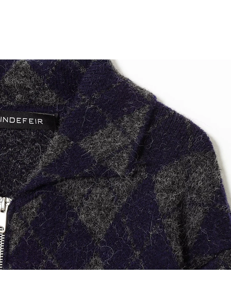 Giacca lavorata a maglia da donna 2025 Giacche da donna a maniche lunghe con cerniera per il tempo libero High Street Cappotti corti Lady Autunno New Fashion Capispalla