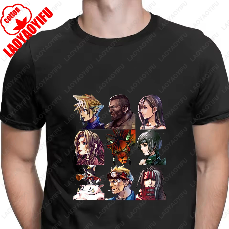 FF VIII Tシャツ メンズ レジャーシャツ Oネック ファイナル