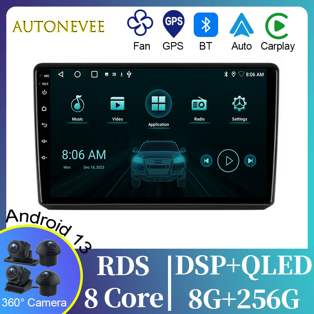 

4G Car Radio For Nissan Almera 3 G15 2012 - 2018 Android Auto GPS Navigation Multimedia Video Player Carplay 5G WIFI No 2din DVD