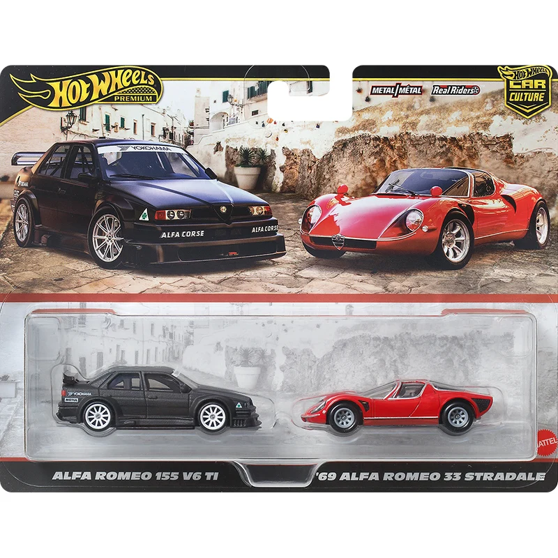 Mattel Hot Wheels Premium Car Culture HBL96 2-Pack Nissan GT-R Nismo GT3 Nissan GT-R R35 1/64 Scale Diecast Car Model Collection