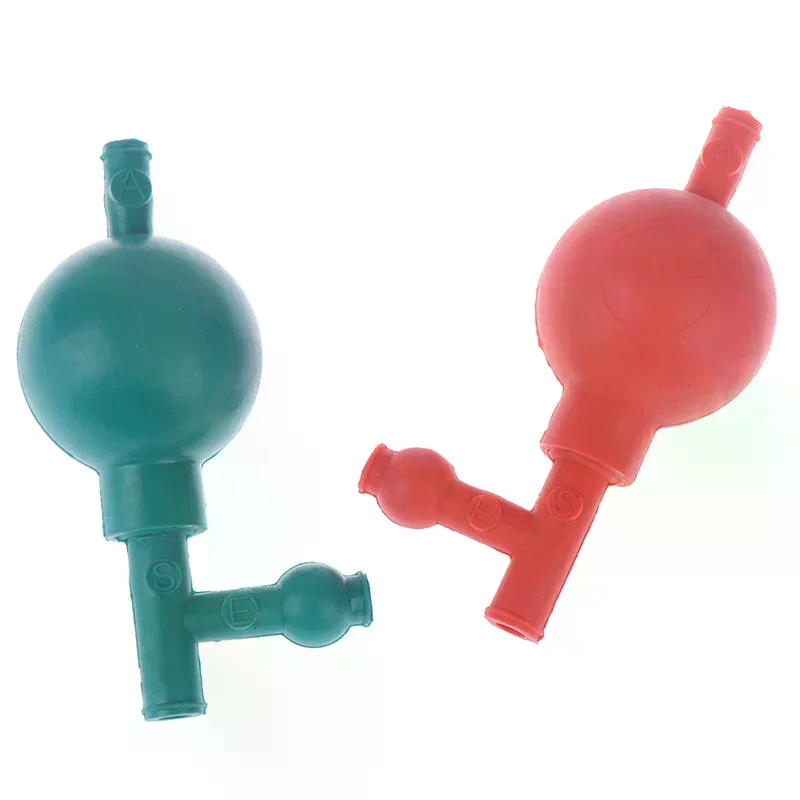 High Quality Lab Rubber Suction Bulb Safe Pressure Quantitative Pipette Filler with 3 Valves