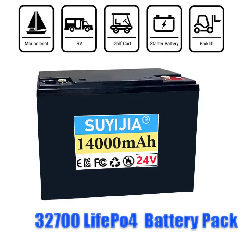 

32700 LifePo4 Литиевая батарея 12 В 24 В 48 В 100 Ач 200 Ач 280 Ач 400 Ач LIFEPO4 100 А BMS 6000 + циклический солнечный инвертор RV