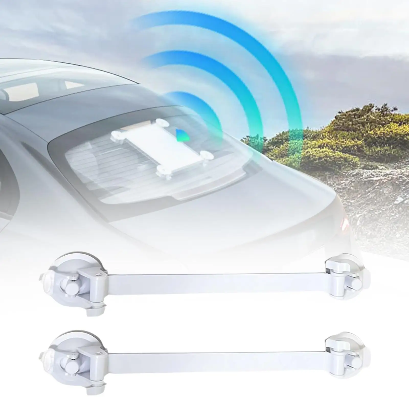 

Sunroof Car Mount Satellite Holder Suction Cups Fixed Holder for Starlink Mini Dish Strong Grip Mounting Base Easy Installation