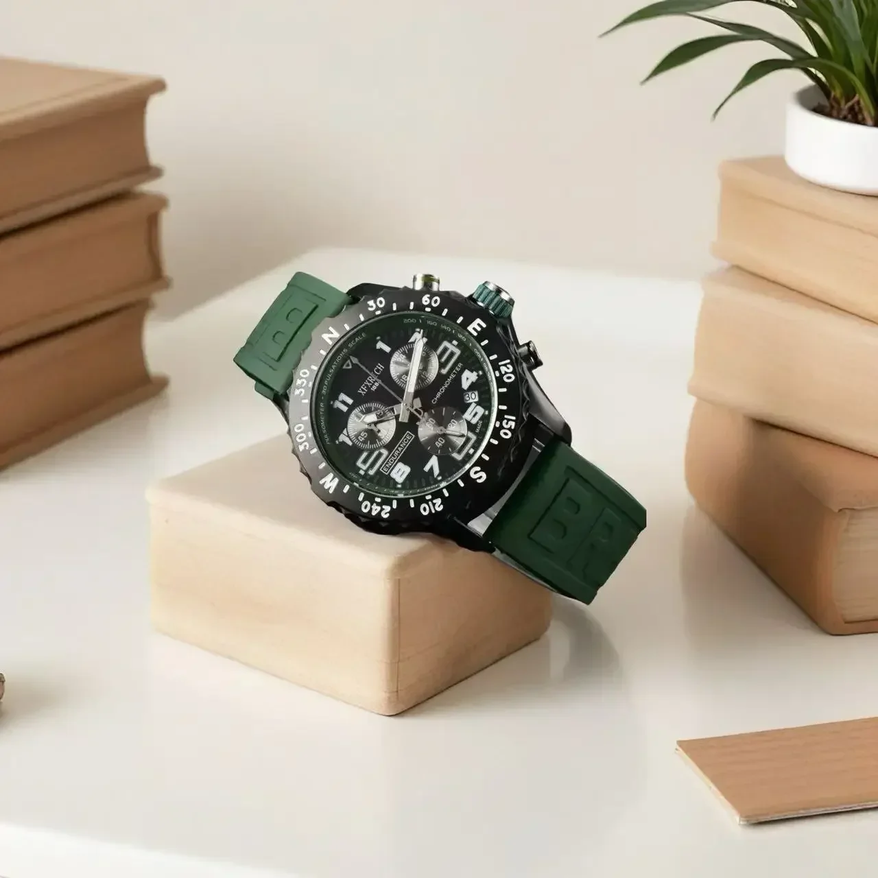 2 ‌ 025 Reloj cronógrafo de negocios de lujo para hombre de moda: cuarzo multifunción, fecha duradera Calidad AAA+, estilo profesional