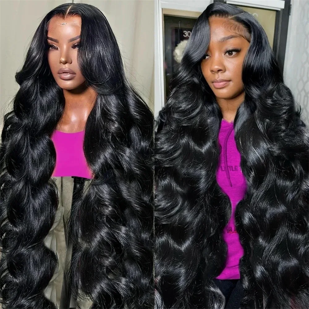 Body Wave 13x6/13x4 Lace Front Human Hair Wigs For Women Natural Brazilian Pre Plucked Transparent HD 360 Lace Frontal Wig Sale