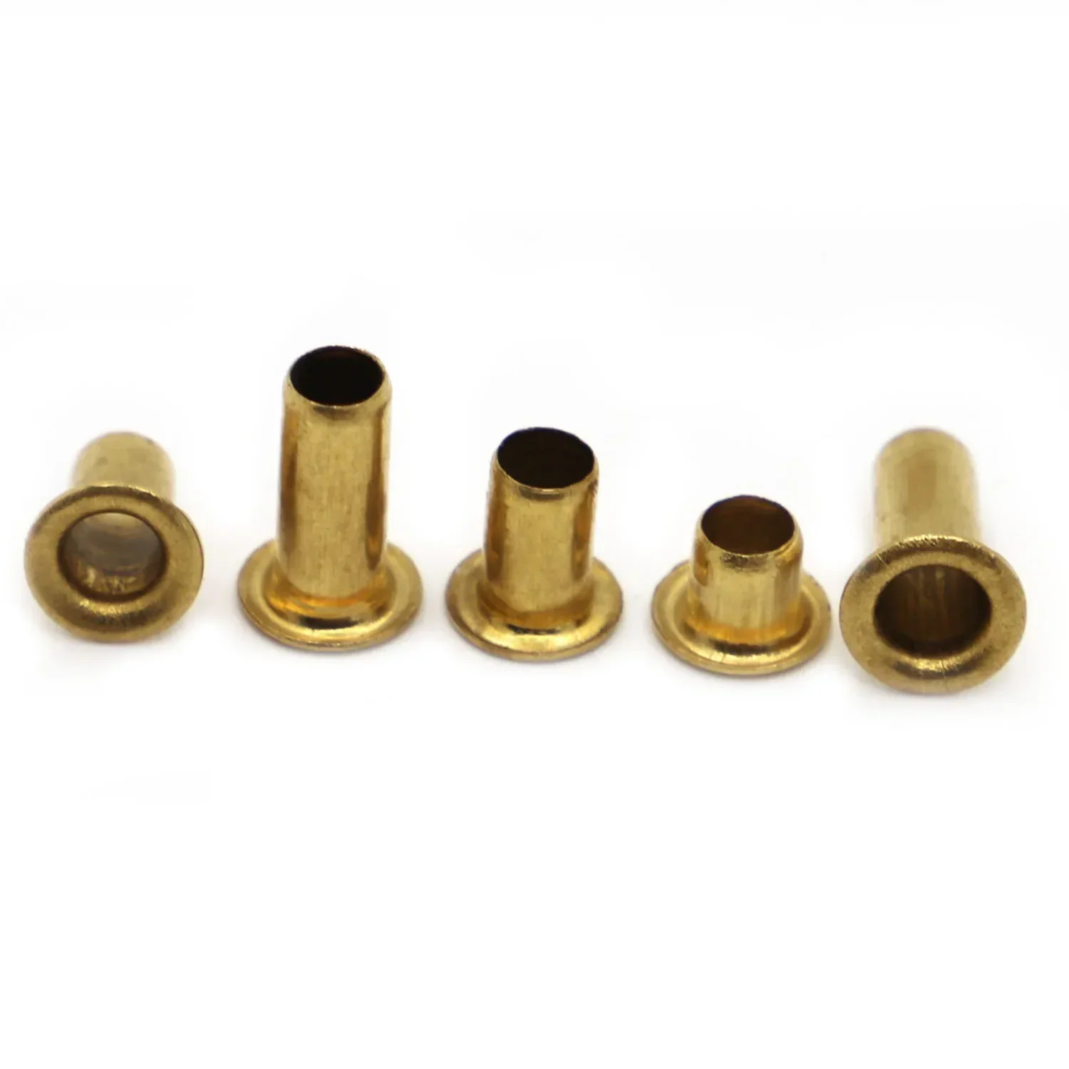 M0.9 M1.3 M1.5 M2 M2.5 M3 M4 M5 M6 Brass Tubular Rivets Double-sided Circuit Board PCB Nails Copper Hollow Rivet Nut GB876