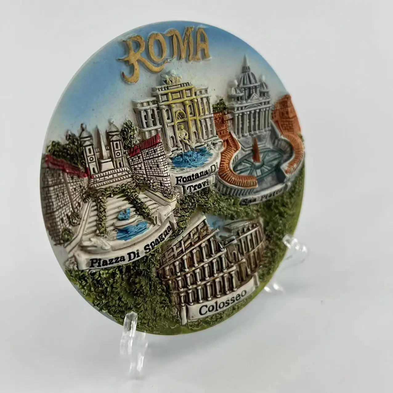 Ancient Rome Desk Accessories Hand Painted Resin Crafts Travel Souvenirs Gift Collection Home Decoration