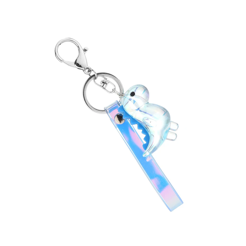 

Dinosaur Keychain Acrylic Pendant Bag Charm Colorful Key Ring Luxury Dinosaur Modeling High Quality Not Easy to Break Various