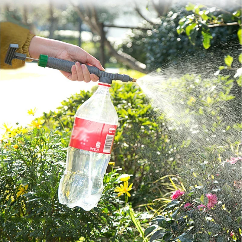 

1PCS Manual High Pressure Air Pump Manual Sprayer Adjustable Drinking Bottle Nozzle Nozzle Agriculture Gardening Watering Tools