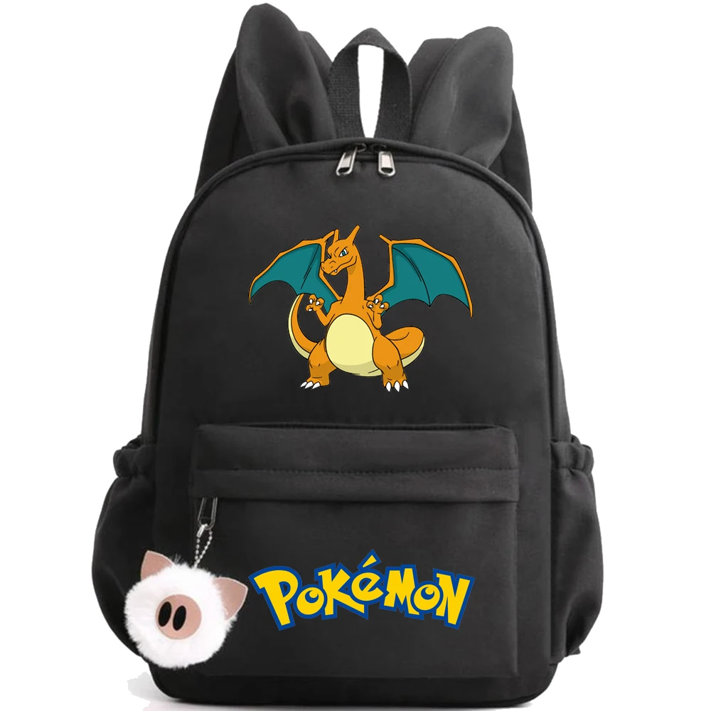 Potwór film Pokemon plecak zabawka dla dzieci tornister Pikachu Charizard Gengar Bulbasaur plecak prezent urodzinowy dla dzieci zabawka