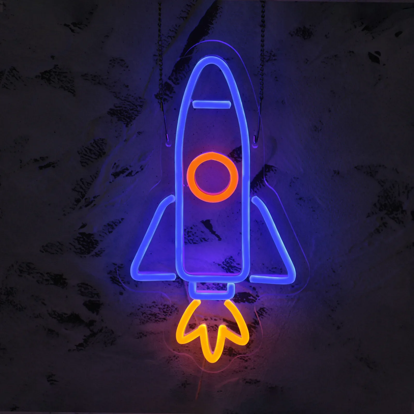 

Rocket LED Neon Sign Dimmable Neon Light USB Powered for Kids' Room Game Zone Bedroom Art Wall Decor Birthday Gift for Boys Kids