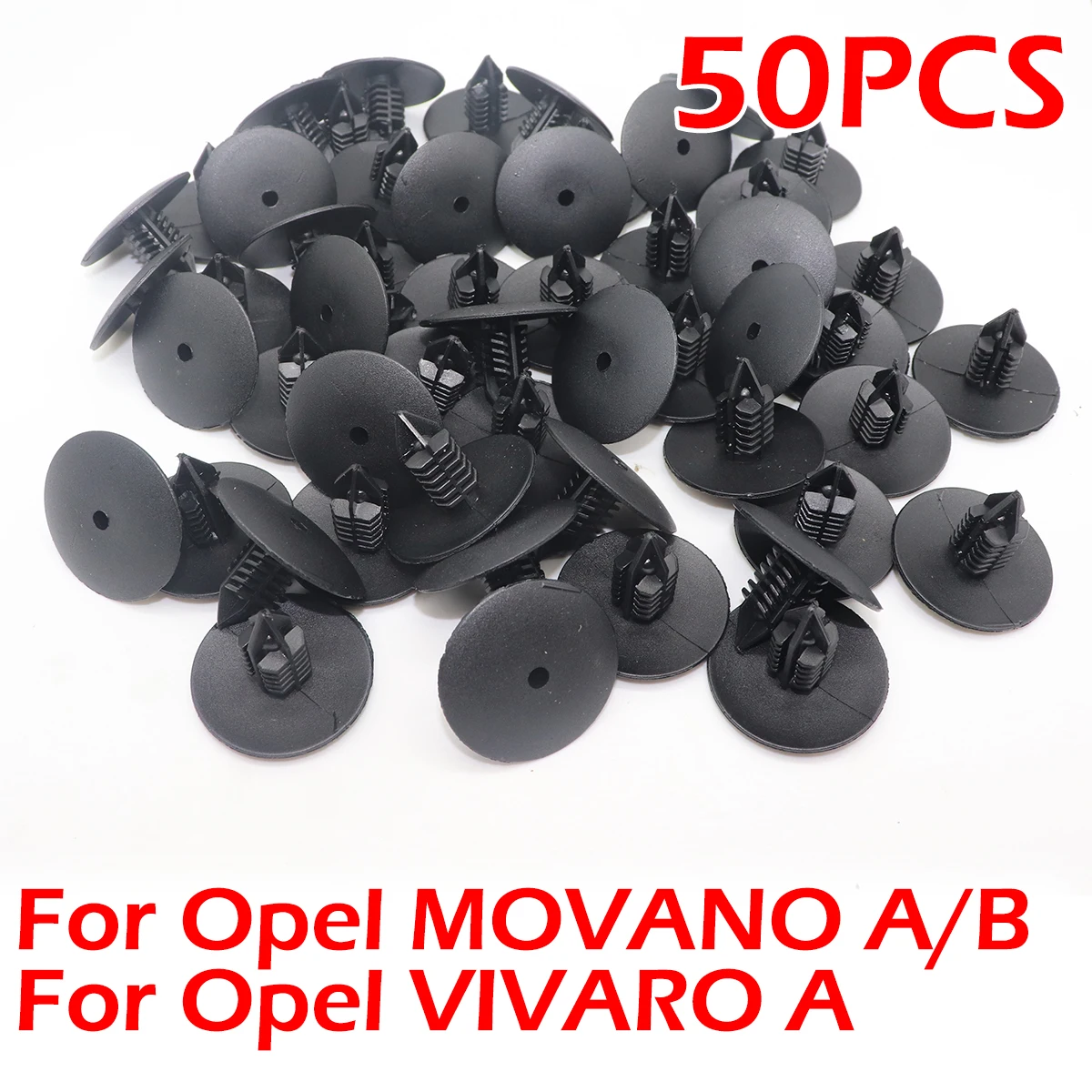 

50pcs Car Wheel Arch Liner Splash guard Clips Plastic Fastener For Opel MOVANO A B VIVARO A B 7703077435 Tool-Free Installation