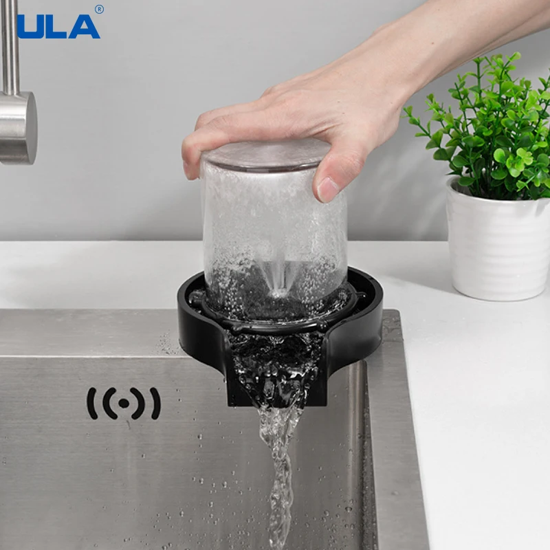 

High Pressure Kitchen Sink Automatic Glass Rinser Glass Cup Washer Bar Cup Cleaner Coffee Cup Milk Bottle Tea Cup Cleaning Tool
