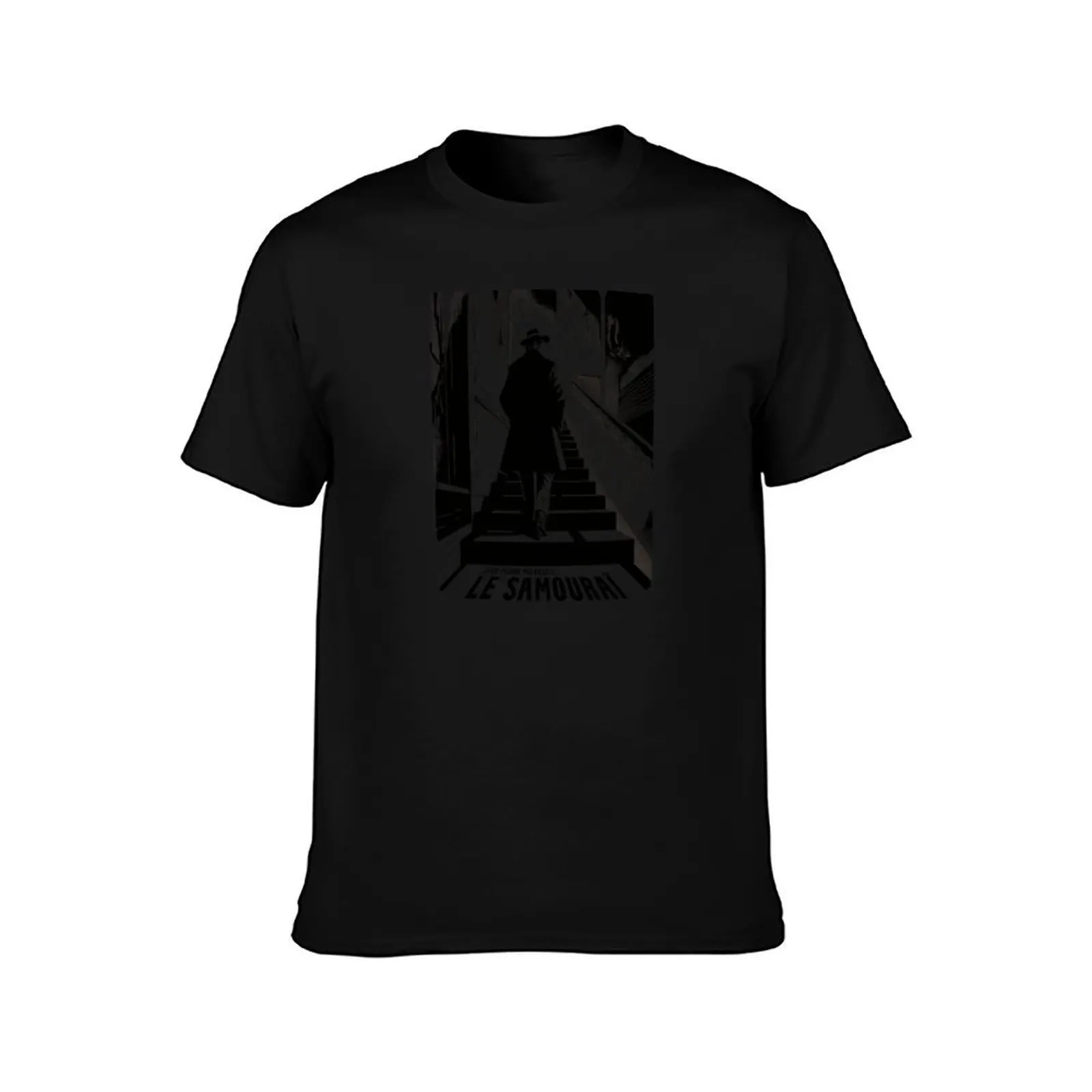 Le Samoura? Noir T-Shirt Plus Size Street Style Tee T-Shirt
