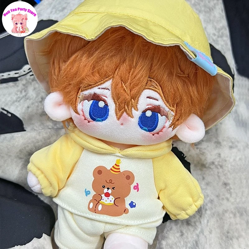Anime Nakahara Chuya Figure Model Cotton Doll Plushies Cute Change Clothes Plush Stuffed Body Toys 20cm Gift Birthday Fans
