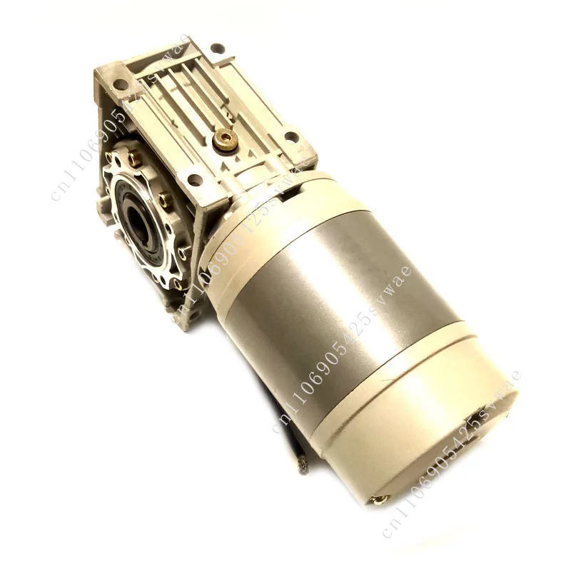 Motor de tornillo sin fin de 700W CC 12V 24V Nmrv040 Nmrv050 Motor de alto par con engranaje helicoidal y tornillo sin fin