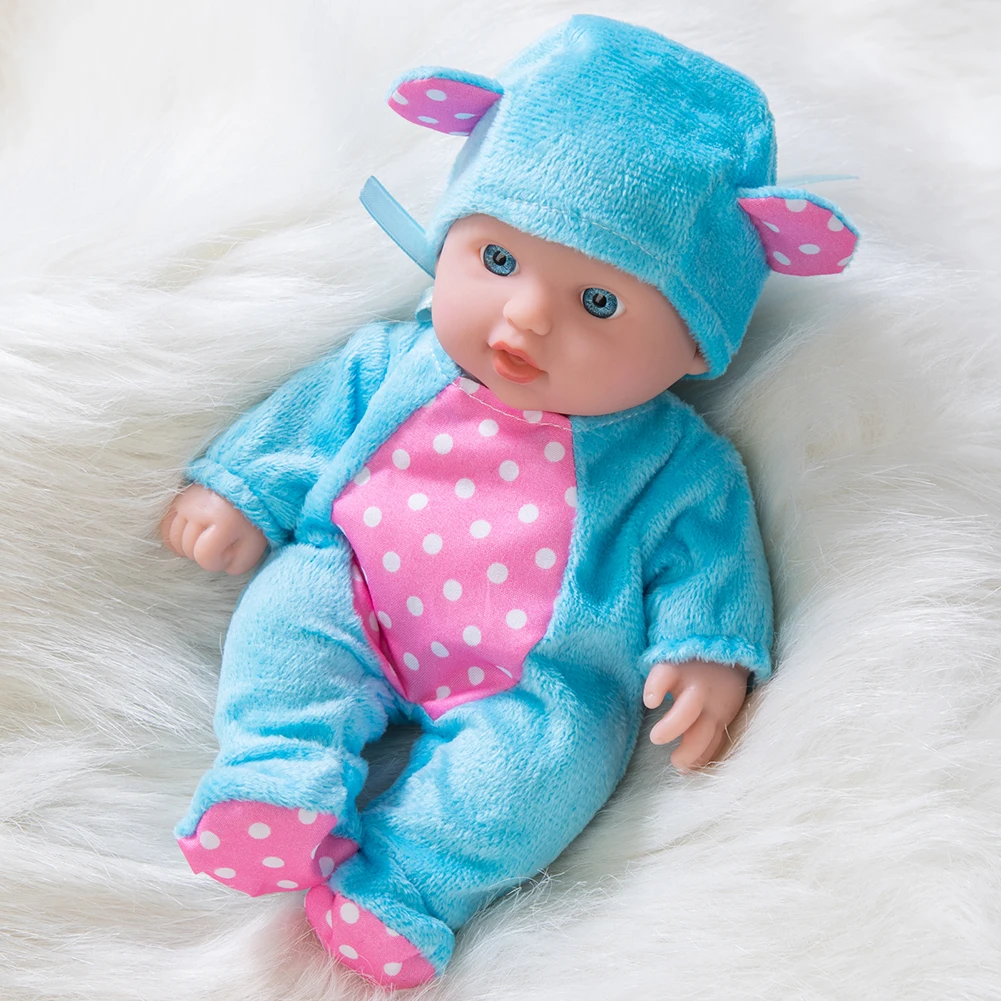 Lifelike Reborn Baby Toy Lovely Dress-Up Lifelike Comfortable Simulation Playing House Game Toys for Kids Gift