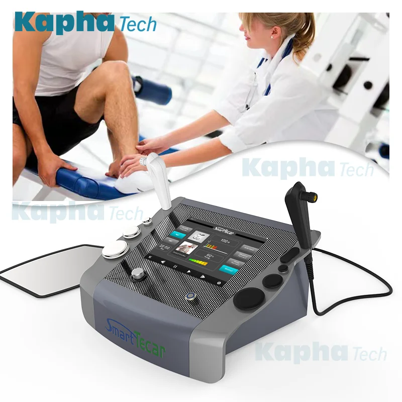 Kapha Smart Tecar Therapy Physiotherapy Pain Relief Machine 448khz Tecar Pro Indiba Facial Anti Wrinkle Rf Diathermy Therapy