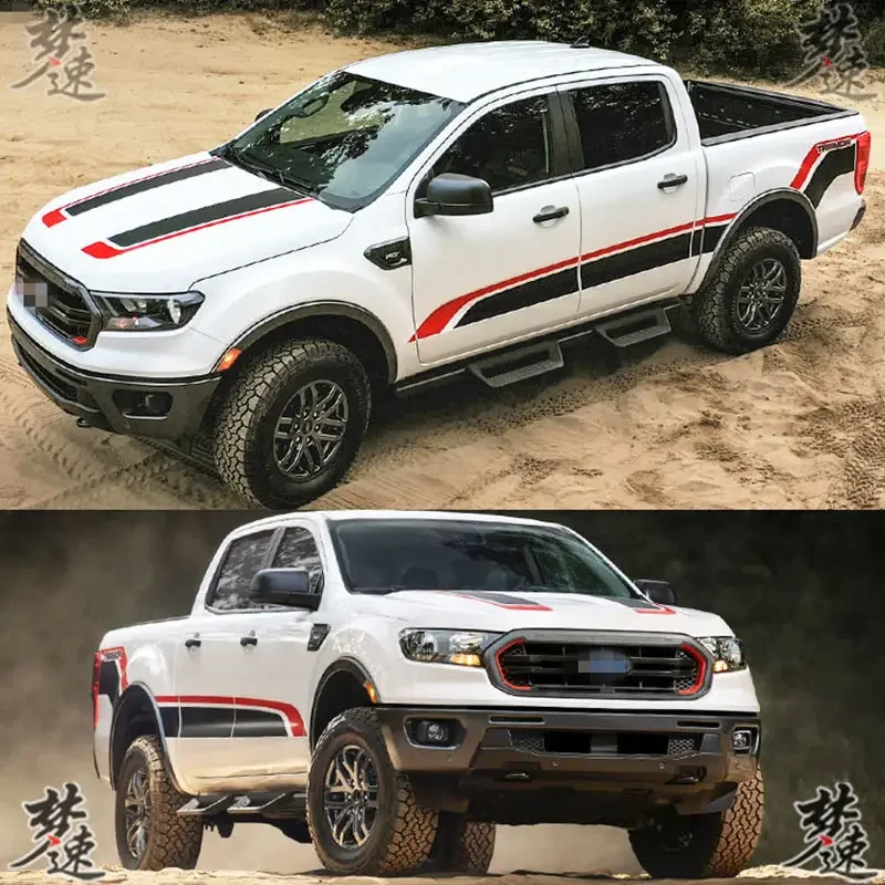 

Виниловые наклейки для автомобиля, наклейка на кузов для Ford Ranger, внешний вид, модная наклейка на заказ, аксессуары для пленки