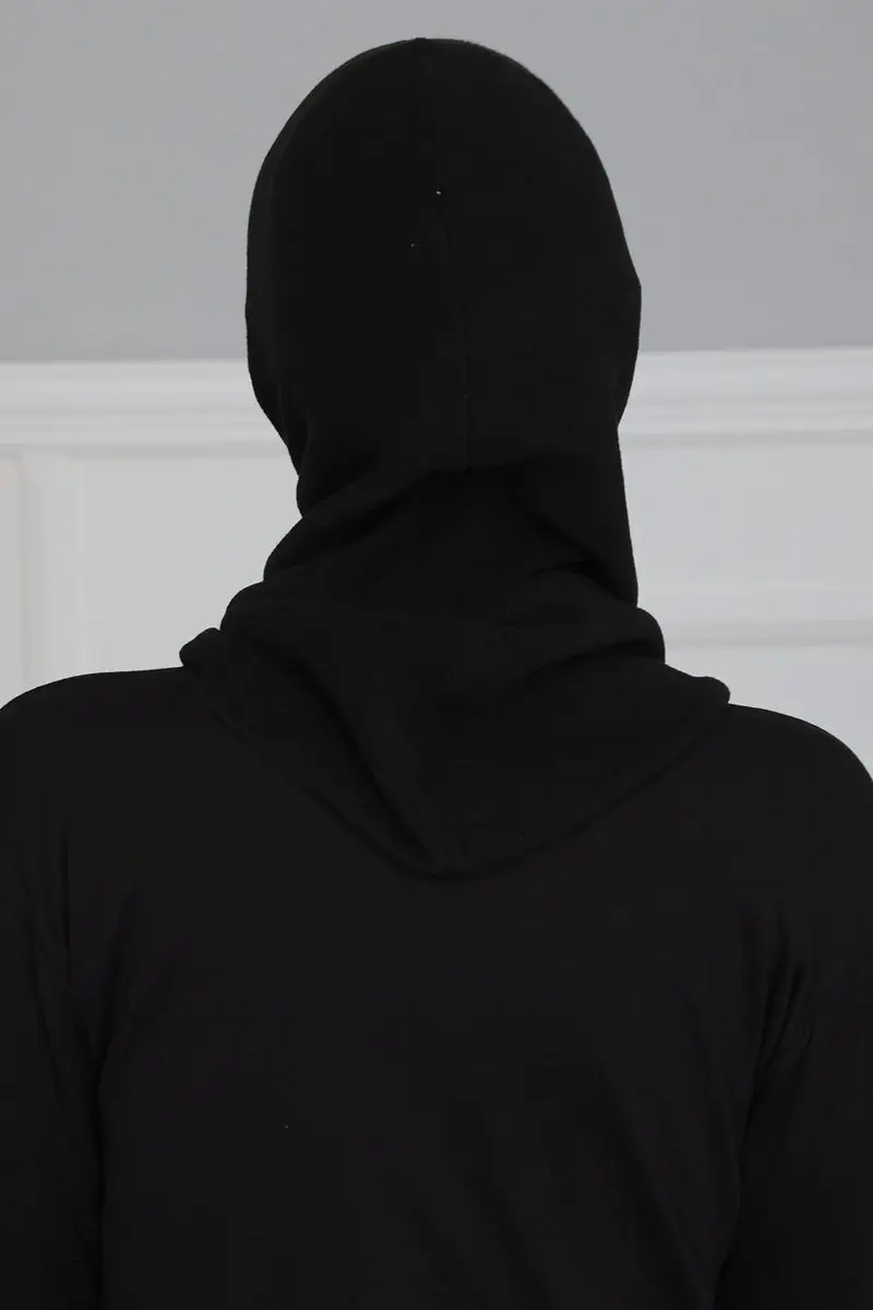 Hijab polar interior negro