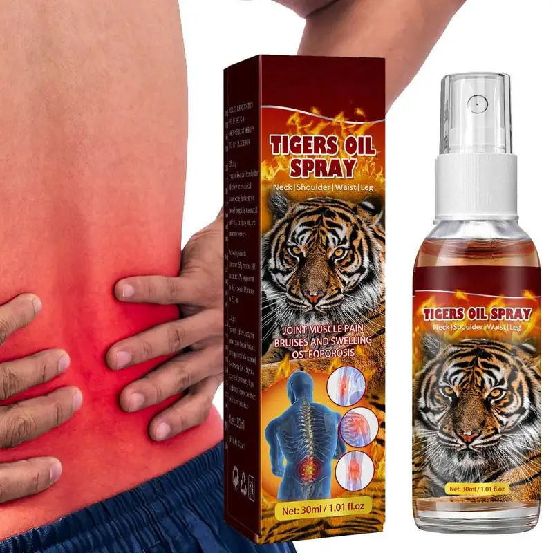 

30ml Thailand Tiger Oil Spray Activating Muscles And Bones Massage Care Spray For Treating Rheumatic Arthralgia Bruising Swellin