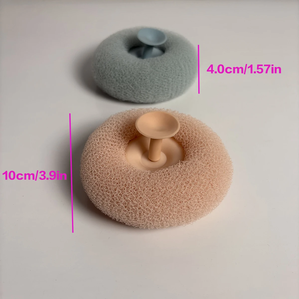 Bola de banho de massagem com ventosa, rede de espuma de banho, bola de flor de banho, bola de banho de massagem sem dispersão de alta qualidade