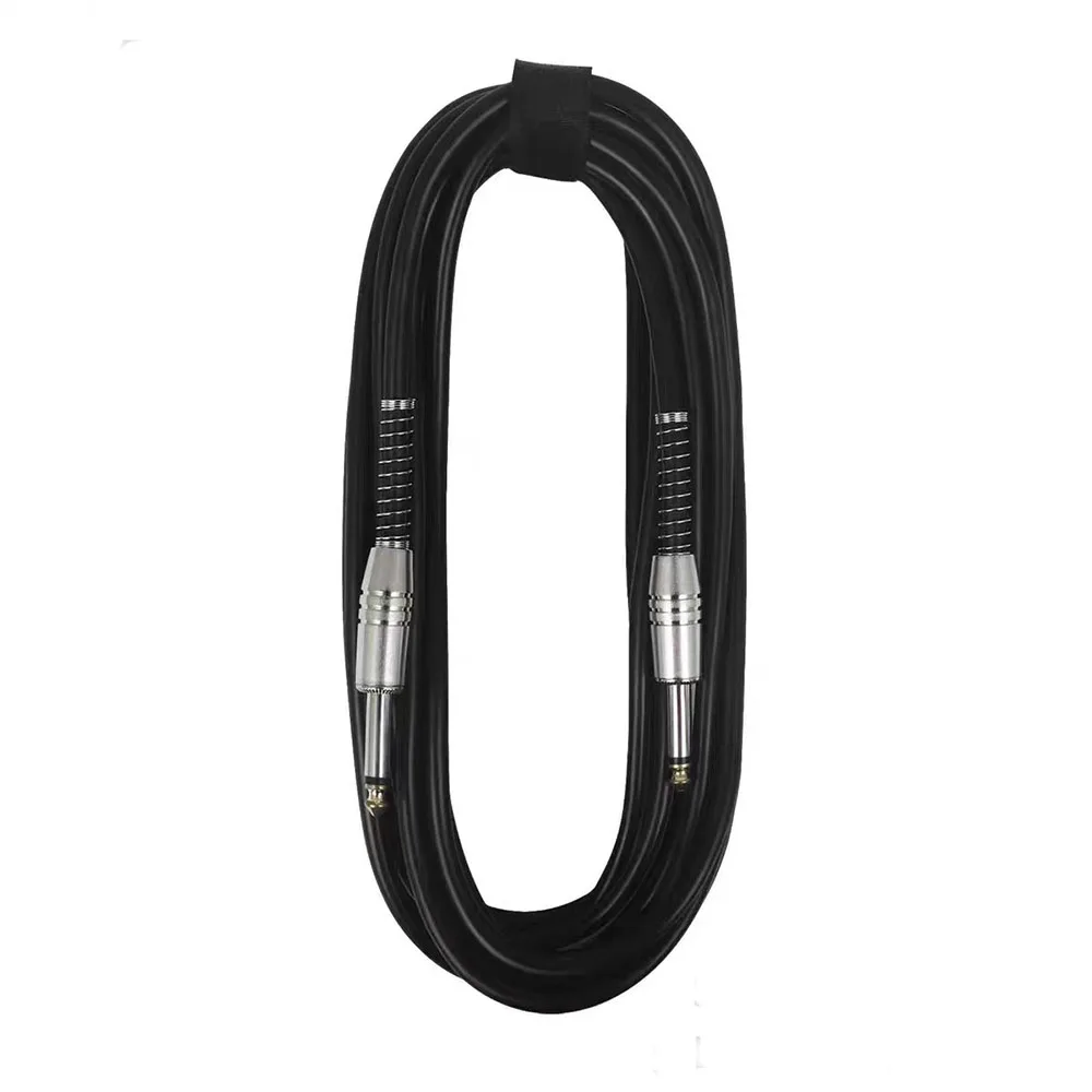 

Electric Guitar Connection Cable 6.5 Public To Public Audio Cable Audio Bass Electronic Drum 6.35 Shielded Noise Reduction Cable