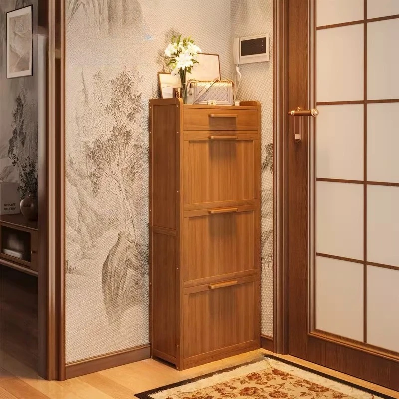 Entrance Hall Organizer Shoe Cabinet Slippers Storage Filing Cabinets Shoe Shelf Modern