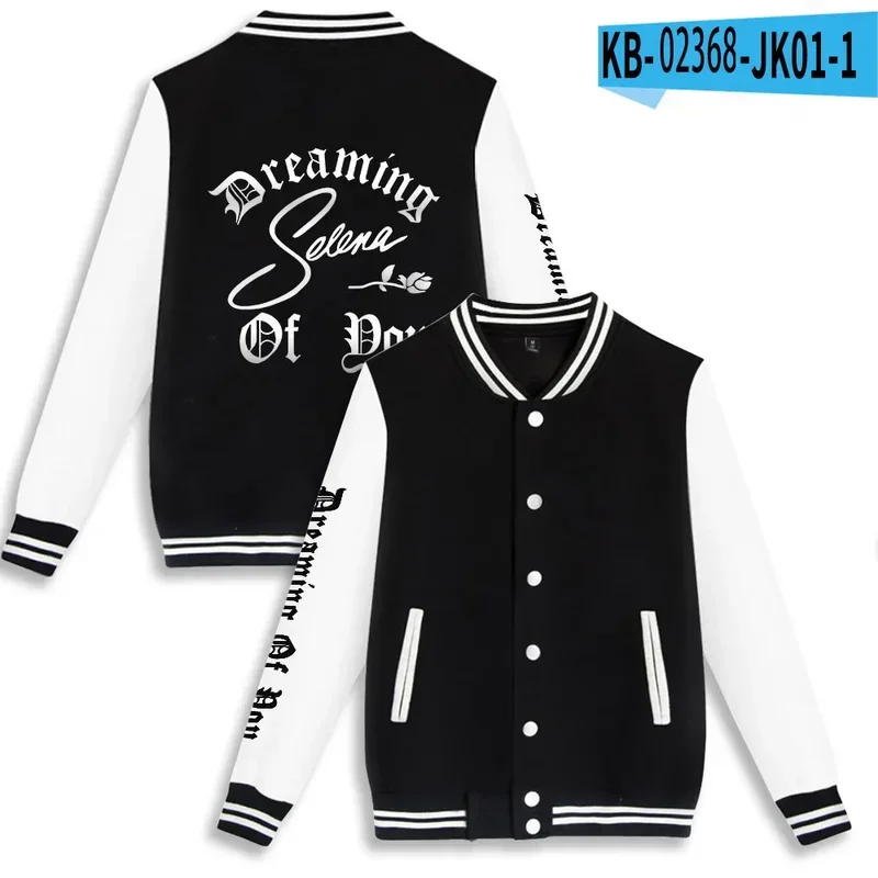سترة بيسبول من Anza Quintanilla للرجال والنساء ، سترة بومبر ، ملابس خروج ، ملابس الشارع ، الهيب هوب ، زي البيسبول الجامعي ، بدلة رياضية غير رسمية