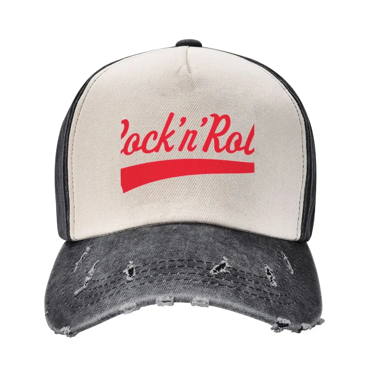 

Rock 'n' Roll (Red) Baseball Cap golf hat genuine hard hat Hat Luxury Brand Sun For Children Golf Men Women's