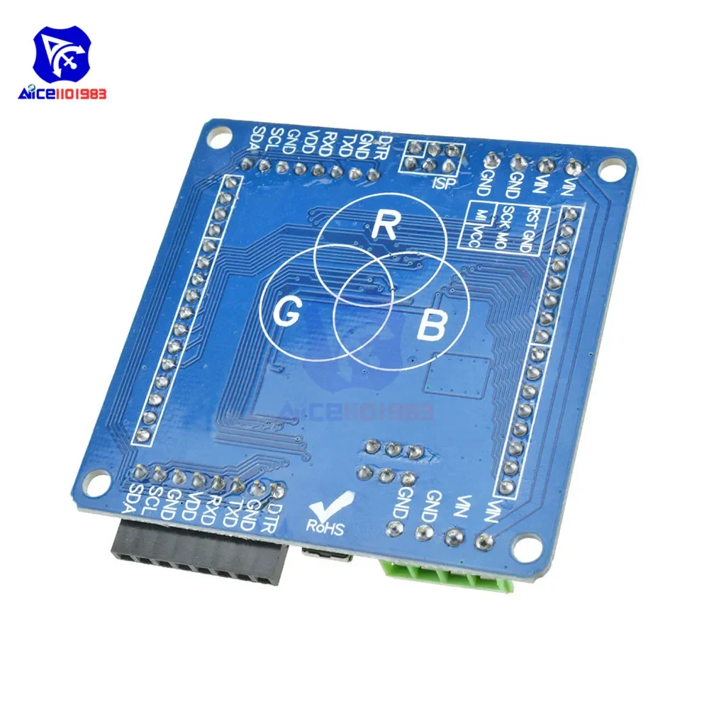 Matryca LED tablica wspólna anoda diymore 8x8 RGB z moduł obudowy kierowcy LED RBG dla Arduino