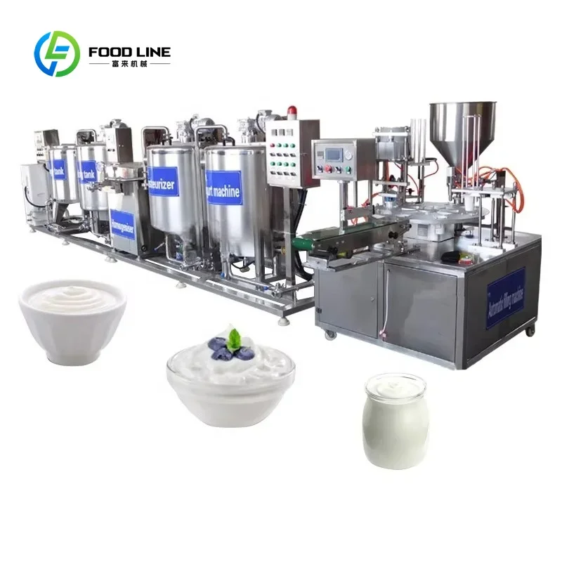 High productivity Greek yogurt maker yogurt production line with motor core components for milk applications custom