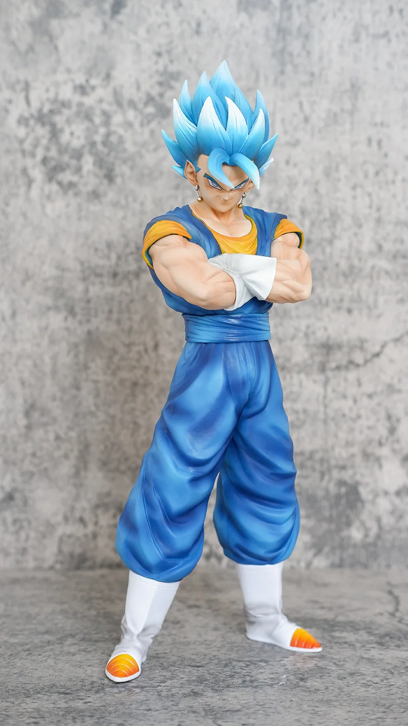 30CM 드래곤 볼 베지터 Gogeta 가슴을 포옹 애니메이션 수제 액션 피규어 데스크탑 케이스 장식 장식품 선물