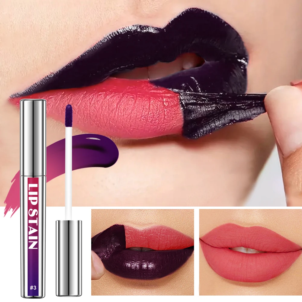 

Lip Stain Peel Off nd Reveal Long Lasting Waterproof Lip Tint Transfer Proof Non-stick Cup Natural Lip Stain Women's Cosmetics