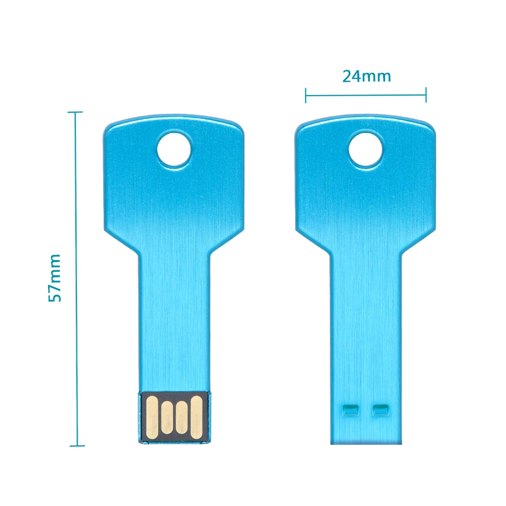 Unidad Flash Usb de Metal de marca personalizada, Pendrive 100 resistente al agua, 4GB, 8GB, 16GB, 32GB, regalo, más de 10 piezas, logotipo gratis, 2,0 piezas