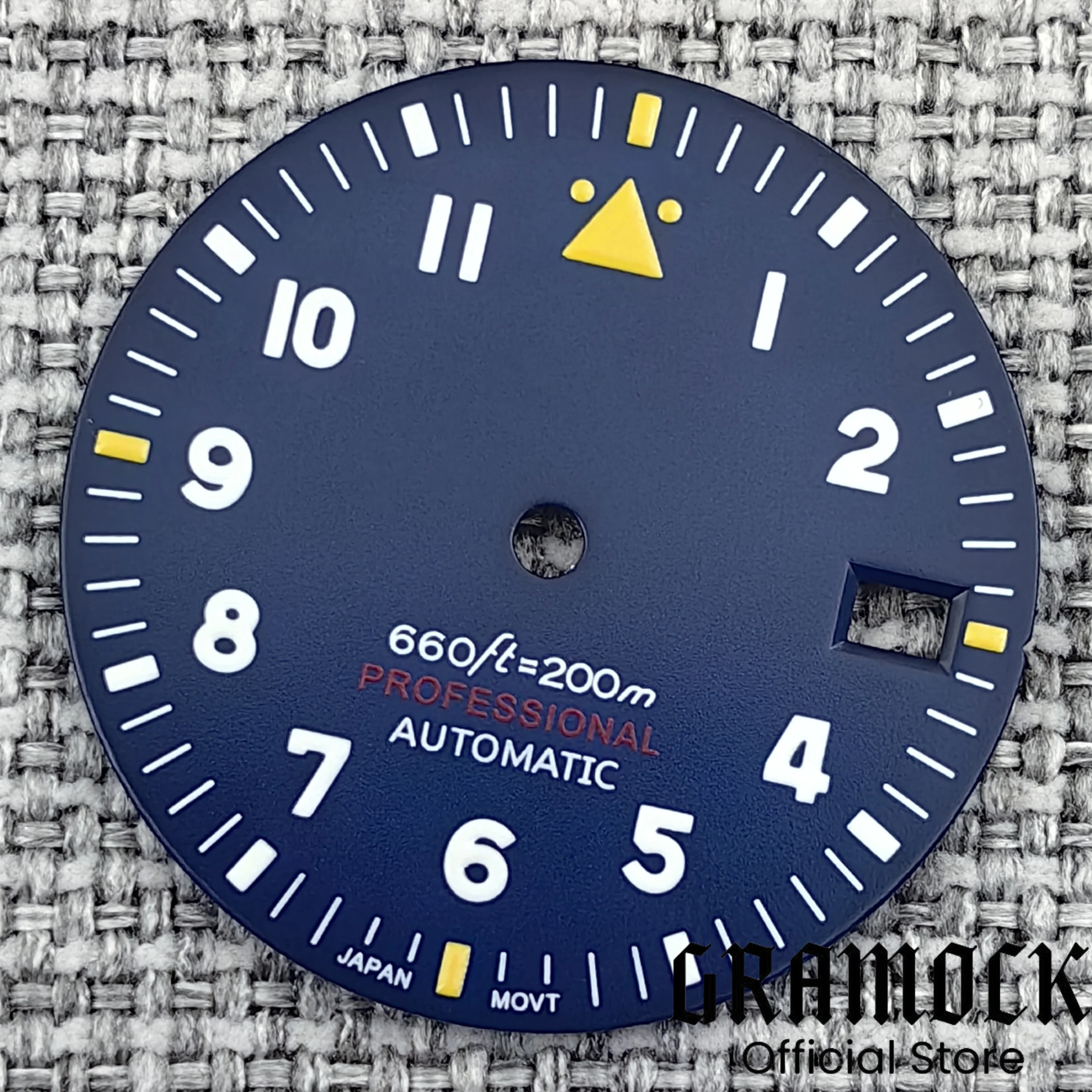 Gramock New 2025 29mm Green Blue White Black Pilot Style Watch Dial C3 Green Luminous Fit NH PT MZ Movement Watch Parts for Mod